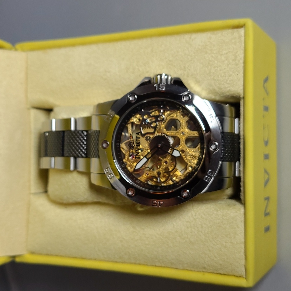 Invicta Silver and Gold Men's Watch
